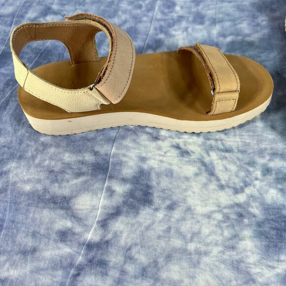 Madewell Maggie Sandal in Colorblock Sz 7 - Picture 5 of 8